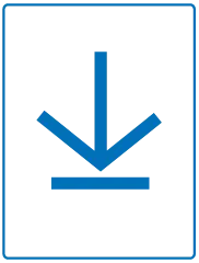 白色背景的通用下载按钮缩略图